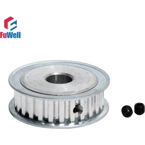 XL-28T Timing Pulley 28Teeth XL Transmission Pulley 11mm Belt Width 6/8/10/12/14/20mm Bore Aluminum Alloy Synchronous Pulley