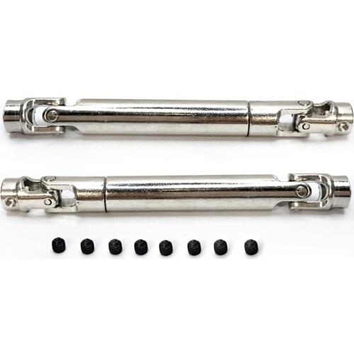 Surpass Hobby 2Pcs 90-115mm 110-150mm Metal Universal Drive CVD Shaft for 1/10 RC Rock Crawler Car SCX10 D90 S272