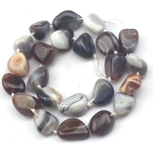 Freeform natural botswana agates /Sardonyx beads natural GEM stone beads DIY loose beads for jewelry making strand 15" wholesale