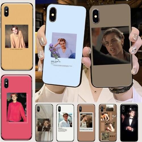 Young Leonardo DiCaprio Phone Case for iPhone 11 12 pro XS MAX 8 7 6 6S Plus X 5S SE 2020 XR