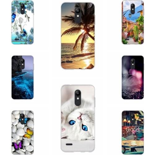 For LG K10 2018 Back Case Cover For LG K10 Plus Protective Phone TPU Capa For LG K10+ 2018 Silicone Painting Coque Bumper Shell