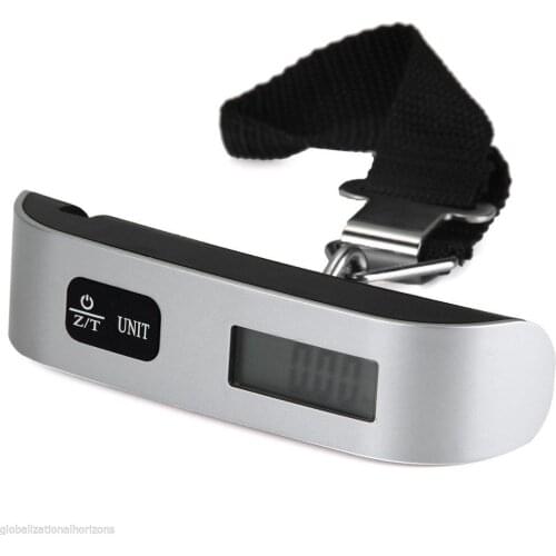 Digital Travel Luggage LCD Hanging Scale 50kg 110lb Electronic Weight Strap Suitcase Luggage Scales for Home Travel Shop