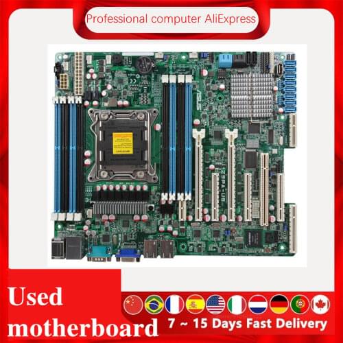 For ASUS Z9PA-U8 Used original For Intel C602 Server motherboard Socket LGA 2011 DDR3 X79 X79M Motherboard