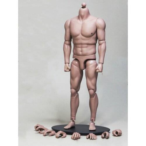 1/6 JXtoys Male Man Body S02 Strong Muscle Figure 12" Doll Toy Accessory No Head Carving