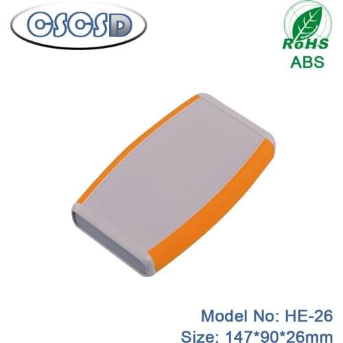 1pcs/lot 147*90*26mm CSCSD plastic handheld electronic enclosure dust-proof portable enclosure custom handheld enclosure