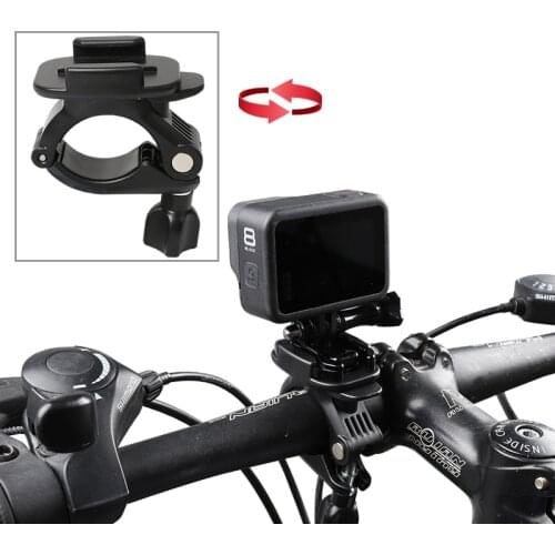Bicycle Handlebar Mount Bike Seatpost Pole Adapter for GoPro Hero 9 8 7 6 5/DJI OSMO Action/Insta360 ONE R Sport Camera Accessoy