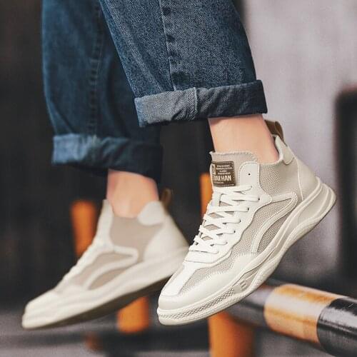 Minimalist Casual Shoes Mens Fashion Casual Shoes Mesh Sneakers Men White Shoe Sneaker Lightweight Smart Man Slip On Male