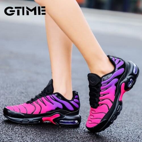 Professional Air Cushion Mesh Breathable Running Shoes Spring Autumn Walking Shoes Men Women Sneakers 2020 Black Platform Shoes
