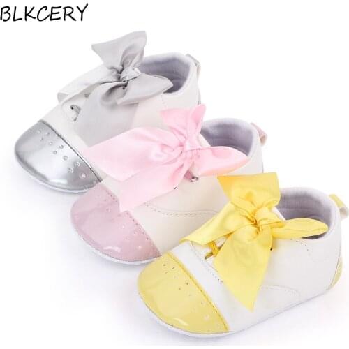 Newborn Baby Girls Shoes Pre-Walker Soft Sole Sneakers Trainers Casual Tenies Shoes for 1 Year Old Girl Toddler Infant Footwear