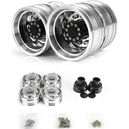 LESU Rear Wheel Metal Hub B for 1/14 Tractors Truck Tamiya RC Car DIY Model TH02490