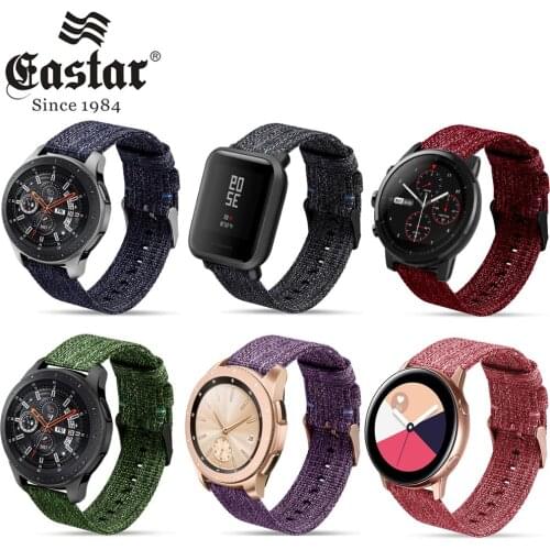 Nylon Band For Samsung Gear sport S2 S3 Frontier Classic Band huami amazfit bip Strap huawei GT 2 galaxy watch active 42 46mm