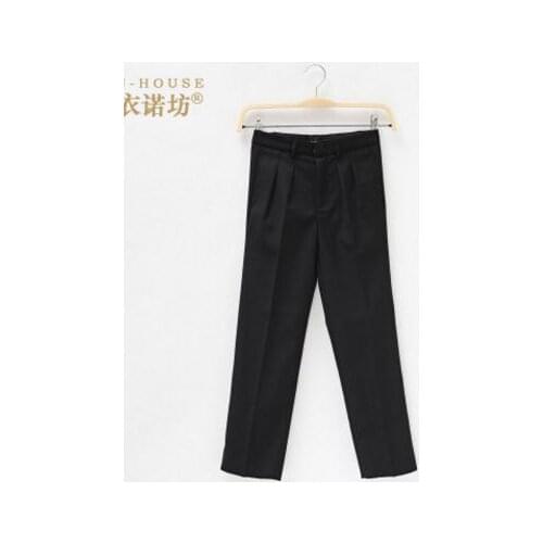 Formal Boys Pants solid Long Casual Pants Boys suits Pants 2018 New Spring Autumn Casual Sports Trousers Teens 3-12 Year