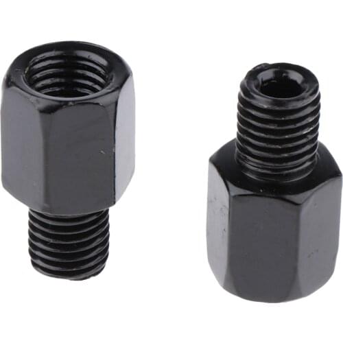 Pair Adapter Thread Connector Motorcycle And Scooter Side Mirror