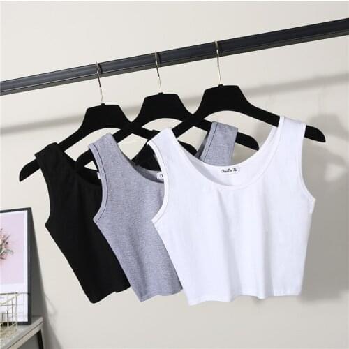 Tops for women gym tank top women white corset top tank top women crop tops Slim yoga sports vest bottomed suspender shirt