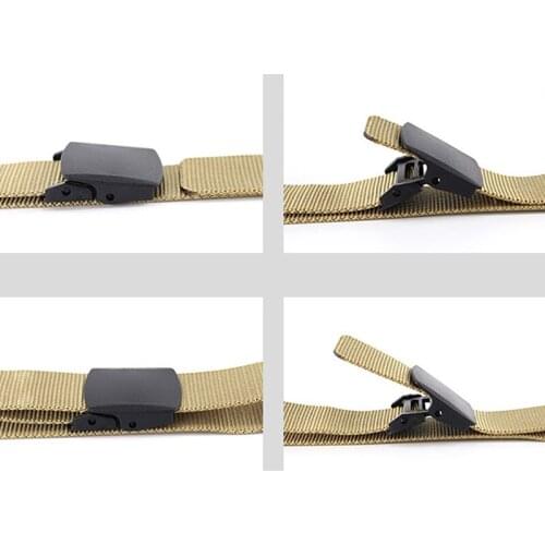 Plastic Belt Buckle Mens Canvas Cosplay Military Adjustable Tied Webbing Womens DIY Accessories High Quality