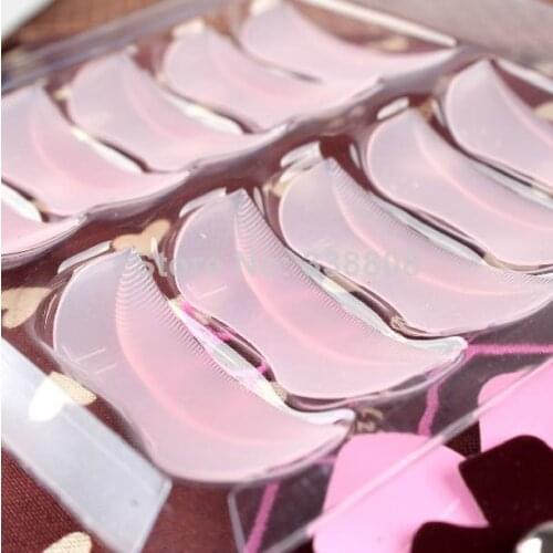 Free Shipping 5 Pairs/pack Reusable Affine Silicone Eye Patch For Eyelash Perming Kit Apply To Eyelash Curling Perm E001