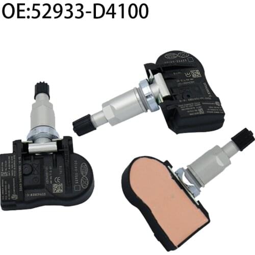 4 PCS TPMS For Hyundai Elantra 2018 I30 KIA OPTIMA NIRO Tire Pressure Monitor Sensor 433MHz TPMS 52933-D4100 52933-D91000