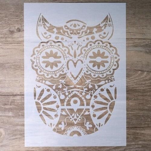 A4 A3 A2 Size DIY Craft Mandala Stencils for Painting on Wood,Fabric,Walls Art Scrapbooking Stamping Album Embossing Paper Cards