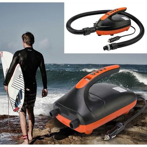 12V SUP Max 16/20 PSI Intelligent Inflatable Pump Electric Air Pump Dual Stage For Outdoor Paddle Board