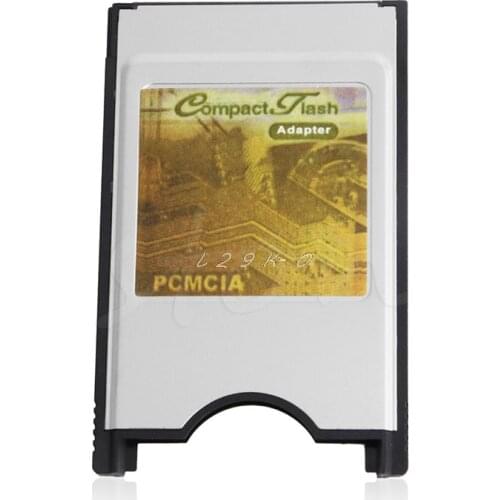 High Speed Stainless Steel Housing Internal 68 Pin PCMCIA Compact Flash CF Card Reader Adapter For Laptop