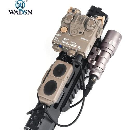 WADSN Airsoft Remote Pressure Switch Sotfair Weapon Light Dual Button Hunting Tactical LED Flashlight PEQ Dbal A2 Accessories