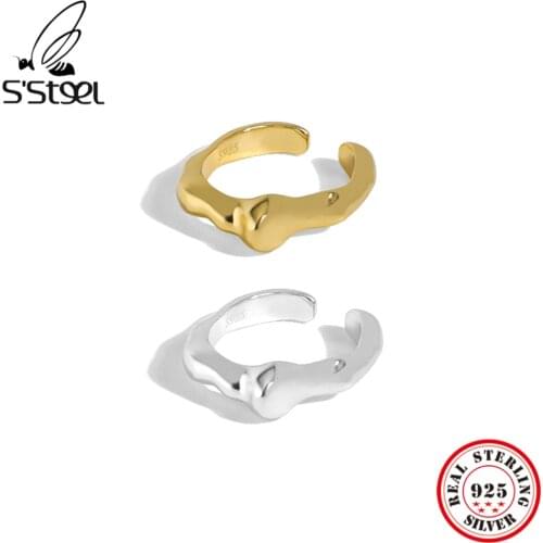 SSTEEL Sterling Silver 925 Clip Earrings For Women Minimalist Earcuffs Earings Wedding Korean Accessories Earring Fine Jewelry