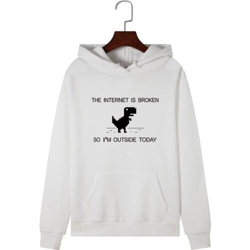 Female Cartoon Long Sleeve Sweatshirt Woman Dinosaur Casual Plus Size Pullover Fleece Woman Hoodies Long Sleeve Jumper