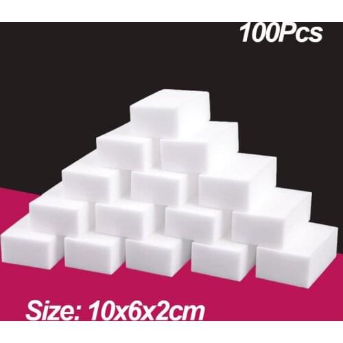 10/30/50/100pcs Melamine Sponge Magical Sponge Rub Melamine Cleaner Eco-friendly White Kitchen Magical Sponge Rub 10*6*2 Cm