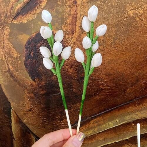 2PCS Bud Willow Branch No Fire Aromatherapy Rattan Sticks For Essential Oil Diffuser Replacement Accessories Home Decoration