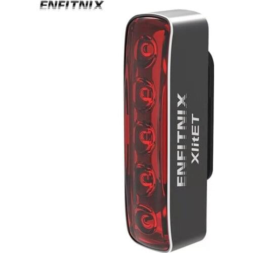 ENFITNIX XlitET Automatic Bicycle Brake Light Tail Rear LED Cycling Smart Sensing Taillight MTB Road Bike Seatpost Safety Lamp