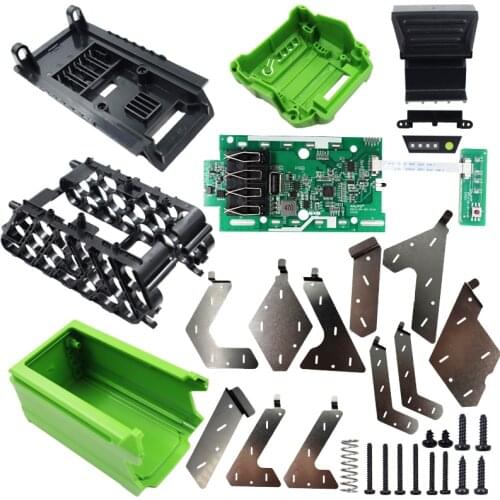 20*18650 Li-ion Battery Case Charging Protection Circuit Board PCB USB Out For Greenworks 40V Lawn Mower Cropper Grass Cutter