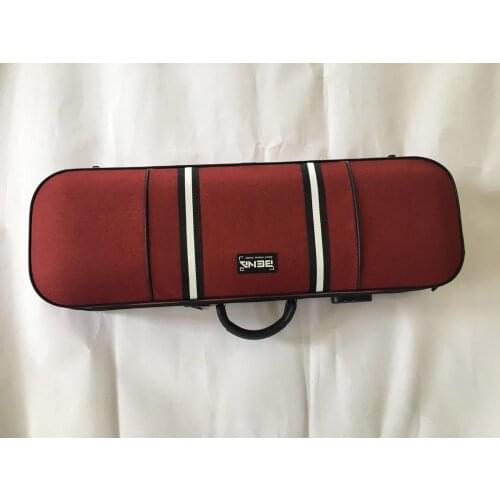 4/4 size violin case red strong and druable