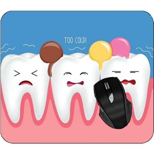 Gaming Mouse Pad Teeth Do Not Eat Cold Food Professional Mousepad
