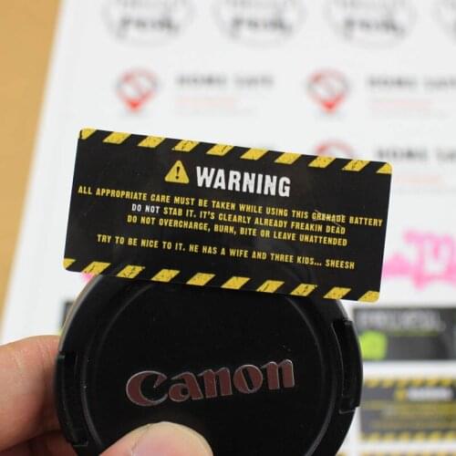 Customized Die cut pvc material car decor double printing label