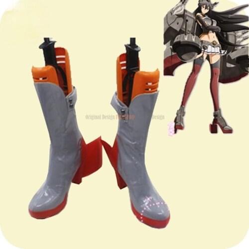 Kantai Collection Nagato Anime Characters Shoe Cosplay Shoes Boots Party Costume Prop