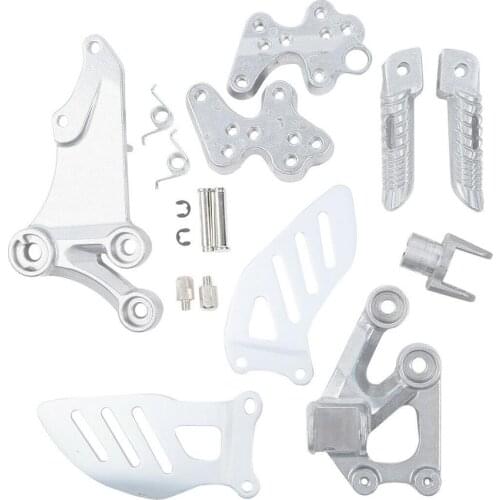 Motorcycle Front Footrest Foot Pegs Bracket Set For SUZUKI GSXR 600/750 2006-2010 2007 2008 2009
