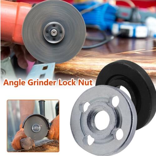 Hot 2~10pcs Various Models Angle Grinder Flange Iron Pressure Plate Fittings Lock Nut Round Clamp Power Tool For Angle Grinders