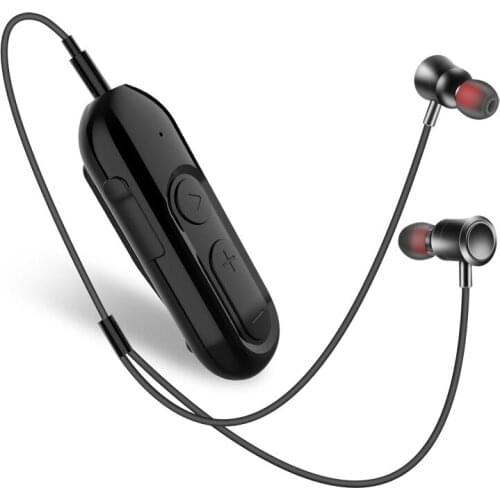 Collar Clip Headset Stereo Subwoofer Multi-Function Earphone Waterproof HiFi Headset Noise Reduction Portable