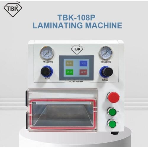 2019 Newest TBK-108P LCD OCA Lamination Machine Vacuum Laminating Machine for curved screen and straight screen and Pad