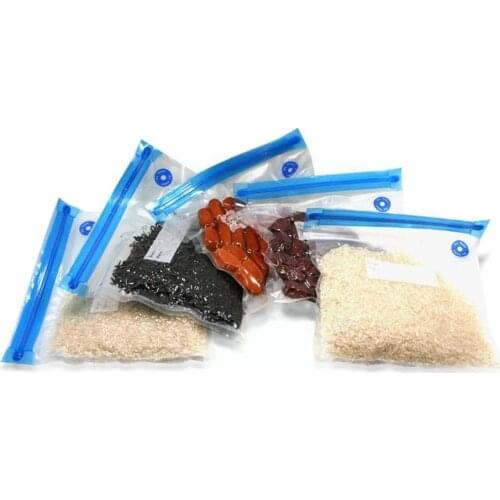 Food Storage Bag Safety Vacuum Sealer Food Saver Bag Grain Size For Kitchen Food Bag Storage Fresh Y7G2