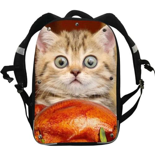 Animal Cat Kitten Kitty Backpack Dragon Dog Horse For Women Men Boys Girls Teenager School Bags Mochila
