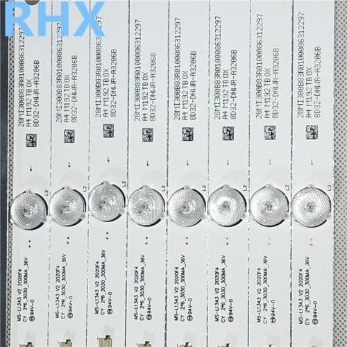 4pcs/lot 580mm LED Backlight strip 6 lamps For Tv JL.D32061330-081AS-M FZD-03 E348124 HM 32v input MS-L1343 L2202 L1074