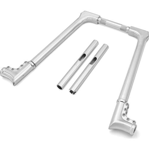 Motorcycle Parts Chrome 16" Horn Ape Hanger Handlebar Seamless Steel Pipe For Harley Most Dyna Softail Sportster XL 883 1200