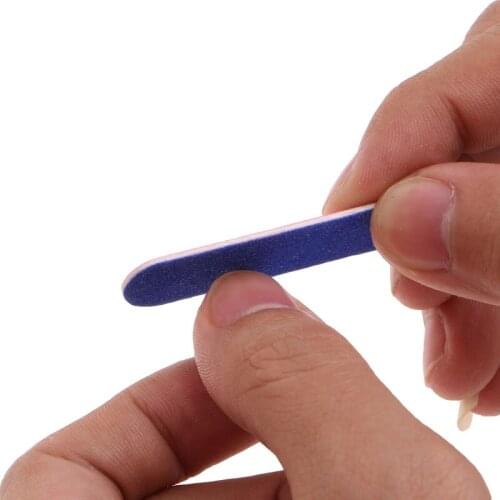 100Pcs Nail Art Manicure 2 Sides Buffing Sanding Files Nail Buffer Tool Shiner 50JF