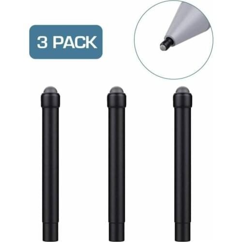 3Pcs Pen Tips Pencil Nibs Replacement Kit For Microsoft Surface Pro 2017/ Pro Rubber Pen Tips