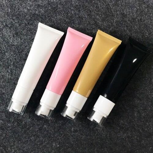 300pcs 30ml 30g 40ml 50ml 30g 50g Vacuum pump cosmetic squeeze tube , lotion / cream refill soft tube packing with airless pump