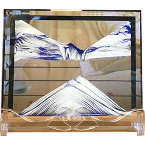 3D Landscape Moving Sand Painting Dynamic Sand Picture Flowing Sand Painting Hourglass Decor Home Decoration FP8