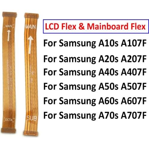 5pcs Motherboard Main Board Connector LCD Display USB Flex Cable Repair part For Samsung A10S A20S A21S A30S A40S A50S A60S A70S