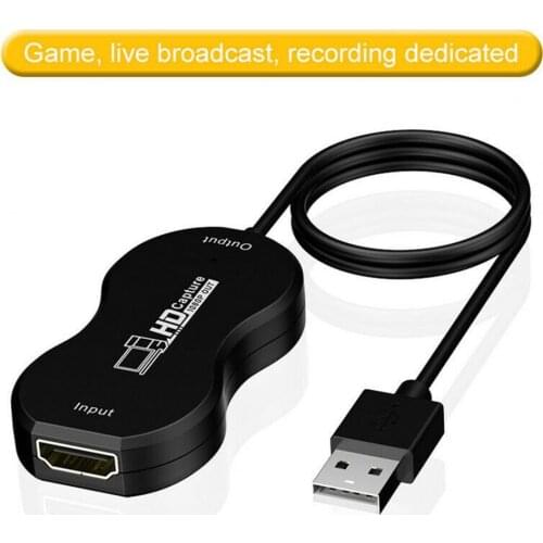 Compatible to USB 3.0 Audio Video Capture Card Game Transcribe Tools Adapter Convertor