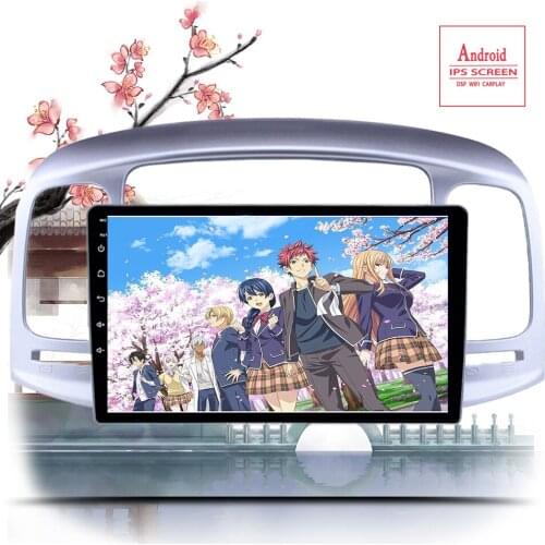 Android 10.0 9 Inch GPS Navi Bluetooth For Hyundai accent 2006 2007 2008 2009-11 Car Radio With 1080P DVR Steering Wheel Control